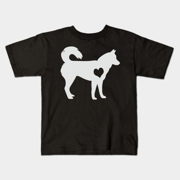 Adore Huskies Kids T-Shirt by Psitta